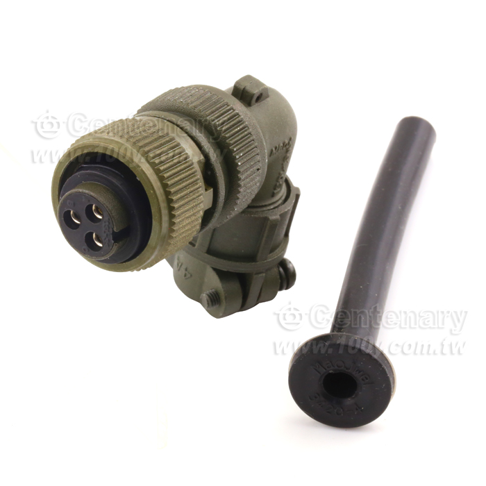90° Angle Plug+Cable Strain Relief Clamp - 114726 Product Image