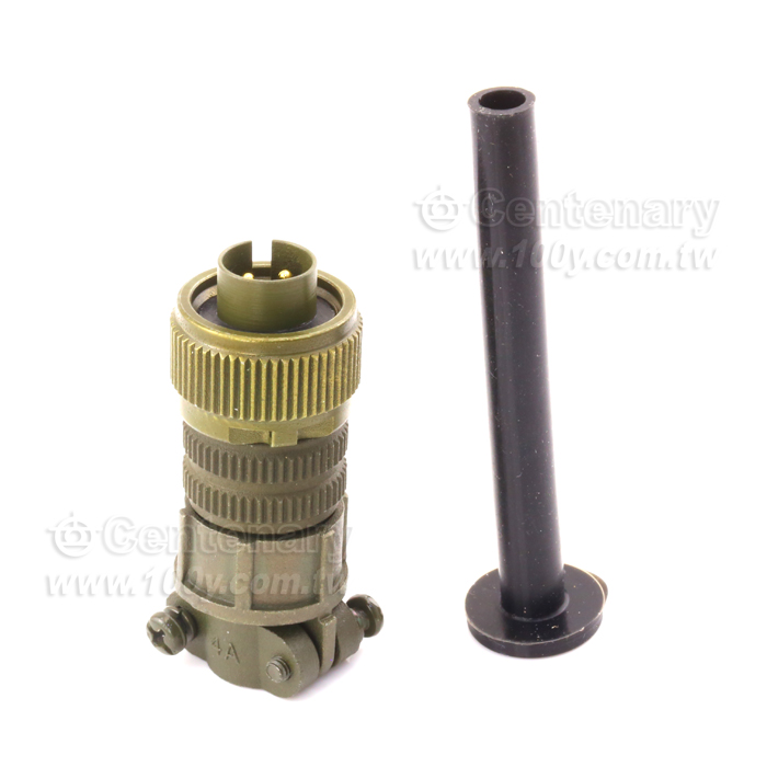 Straight Plug+Cable Strain Relief Clamp - 114728 Product Image