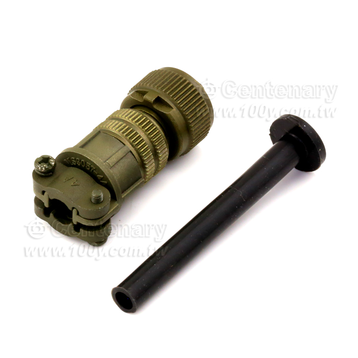 Straight Plug+Cable Strain Relief Clamp - 114730 Product Image