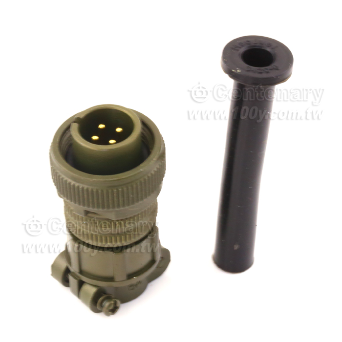 Straight Plug+Cable Strain Relief Clamp - 114732 Product Image