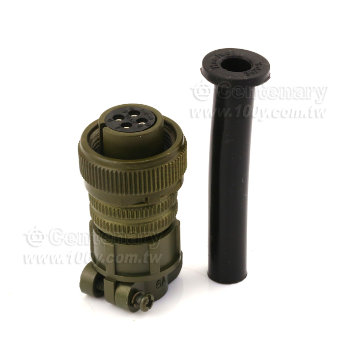 Straight Plug+Cable Strain Relief Clamp - 114751 Product Image