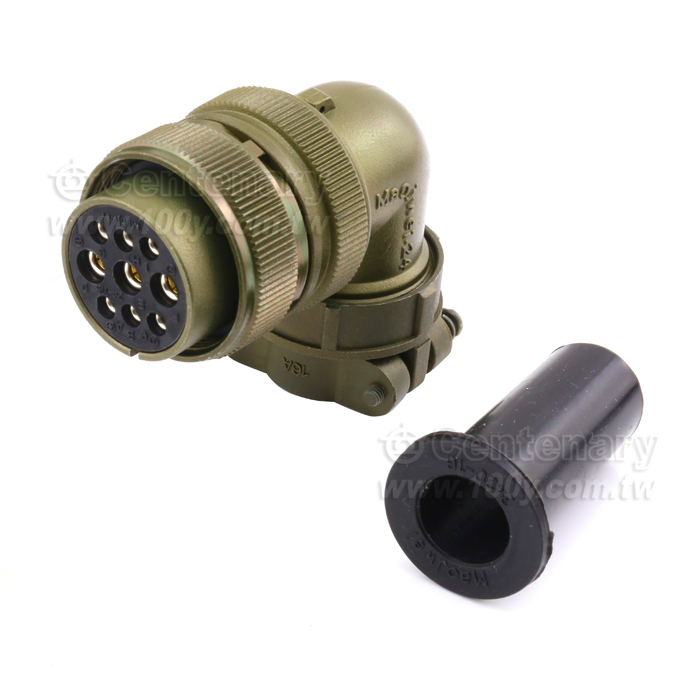 90° Angle Plug+Cable Strain Relief Clamp - 114785 Product Image