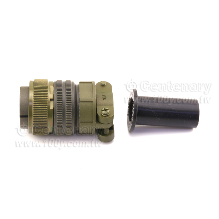 Straight Plug+Cable Strain Relief Clamp - 114783 Product Image
