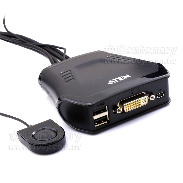 2埠USB DVI KVM多電腦切換器 - 114914 產品圖片