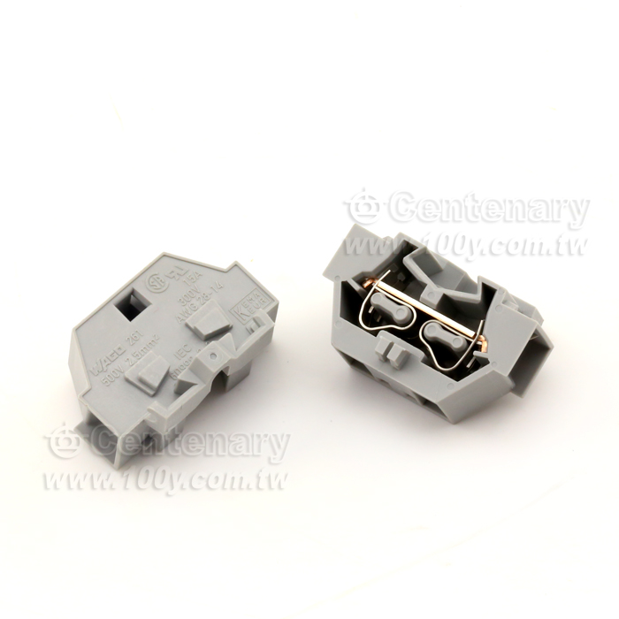 4-Conductor Terminal Block For Screw or Similar Mounting Type; Fixing Hole 3.2mm - 115037 Product Image