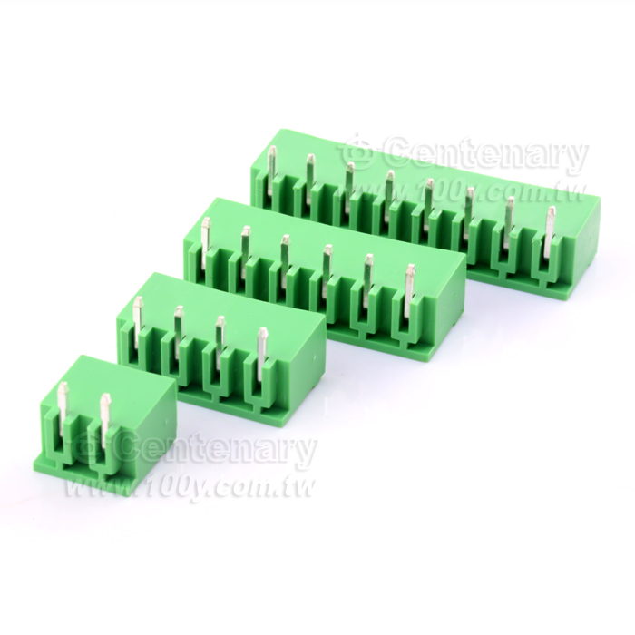 2P 插座式端子台-公 90° P:5.08 - 115643 產品圖片