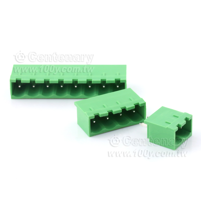 8P 插座式端子台-公 180° P:5.08 - 115642 產品圖片