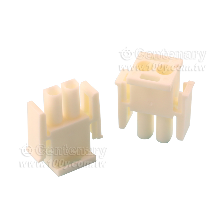 2P Rectangular Housing Connector Plug Natural Pitch:6.35mm - 115622 Product Image