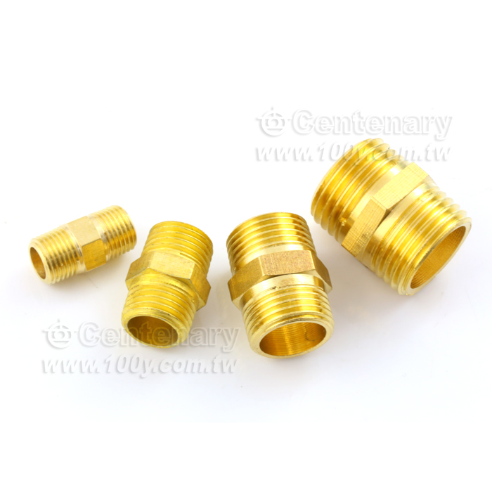 SNS_雙外牙氣動銅接頭 3/8" - 115800 產品圖片