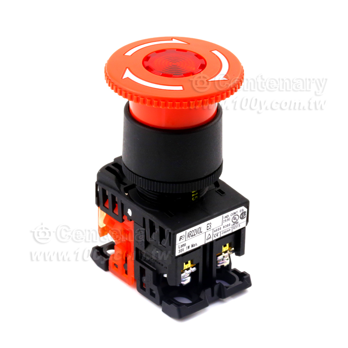 22mm  緊急押扣 開關 - 115899 產品圖片