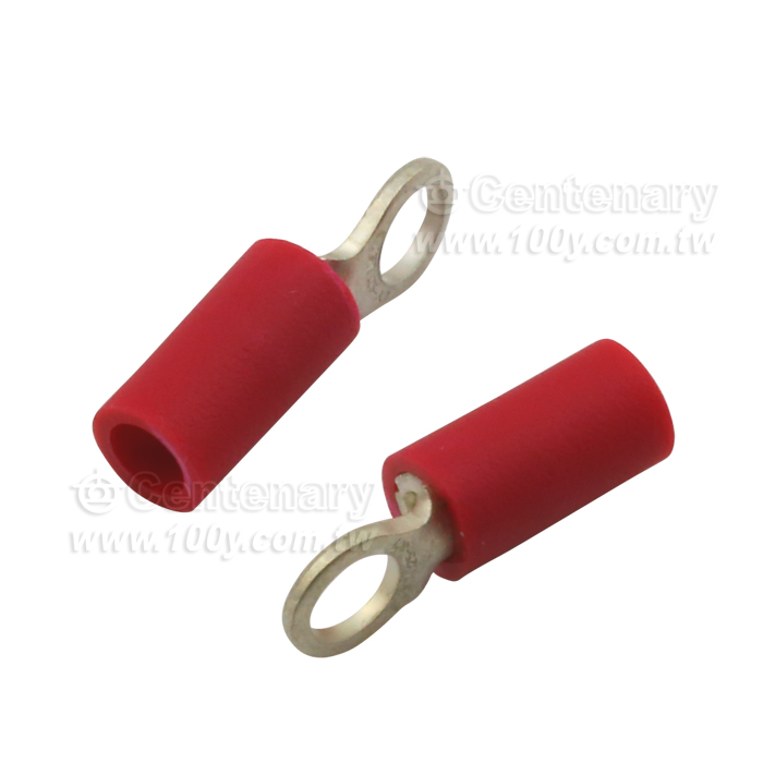 Solderless Terminal Ring Tongue (R Type) Vinyl-Insulated (Flared) - 112368 Product Image