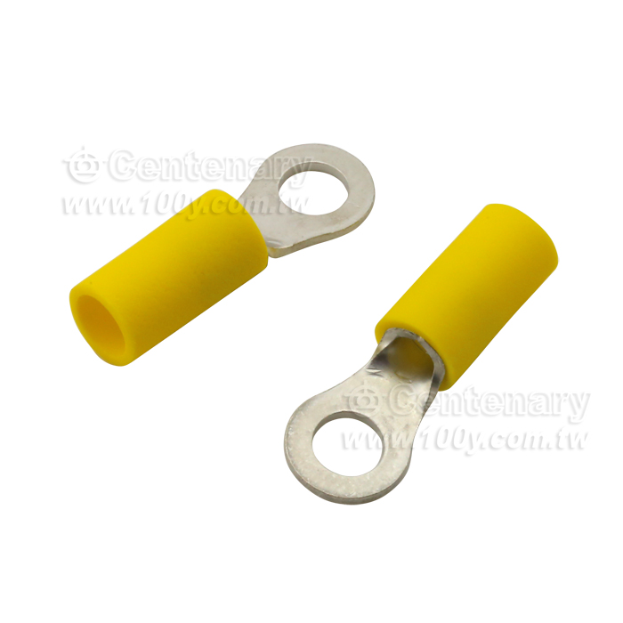 Solderless Terminal Ring Tongue (R Type) Vinyl-Insulated (Flared) - 112372 Product Image