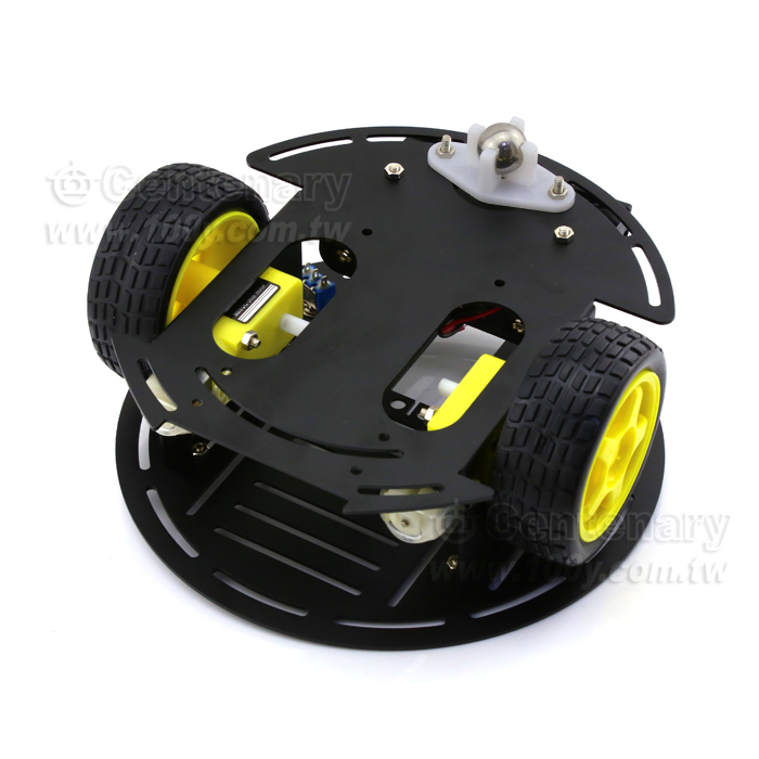2WD Aluminum Mobile Robot Platform - 115699 Product Image