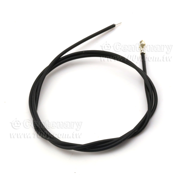 #24 2.5mm Terminal  Cable 45CM Black - 115911 Product Image