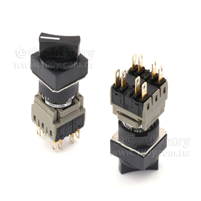 選擇開關 2-position mainained  2NO+2NC - 115714 產品圖片