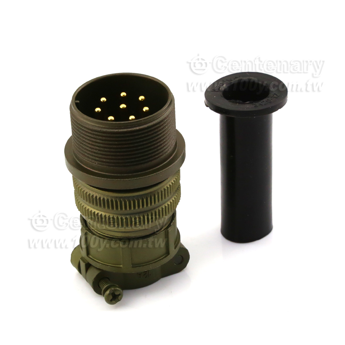Straight Plug+Cable Strain Relief Clamp - 116258 Product Image
