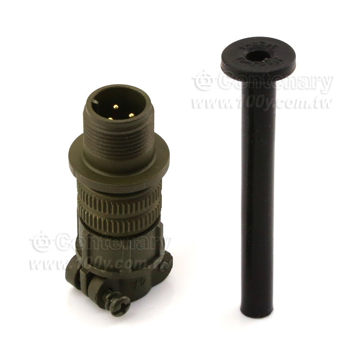 Straight Plug+Cable Strain Relief Clamp - 116237 Product Image