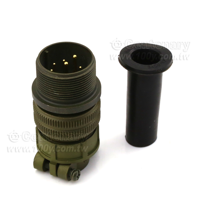 Straight Plug+Cable Strain Relief Clamp - 116257 Product Image