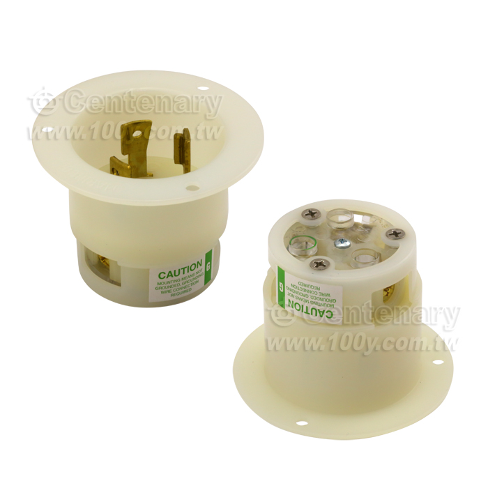 MARINCO_Twist-Lock Flanged Inlet - 116377 Product Image