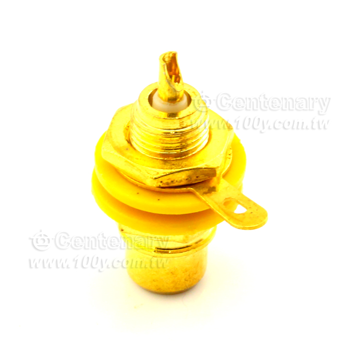 RCA Plug Connectors - Gold Flash - 3755 Product Image