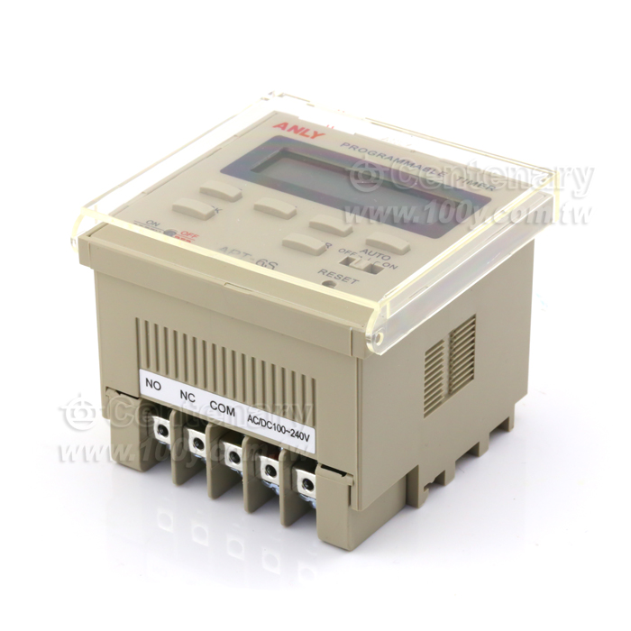 可程式定時器 100-240VAC/DC 英文面版 - 116432 產品圖片