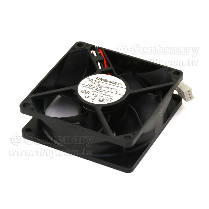 DC 軸流風扇 3線+插頭 12V 0.17A 80x80x25mm  - 88524 產品圖片