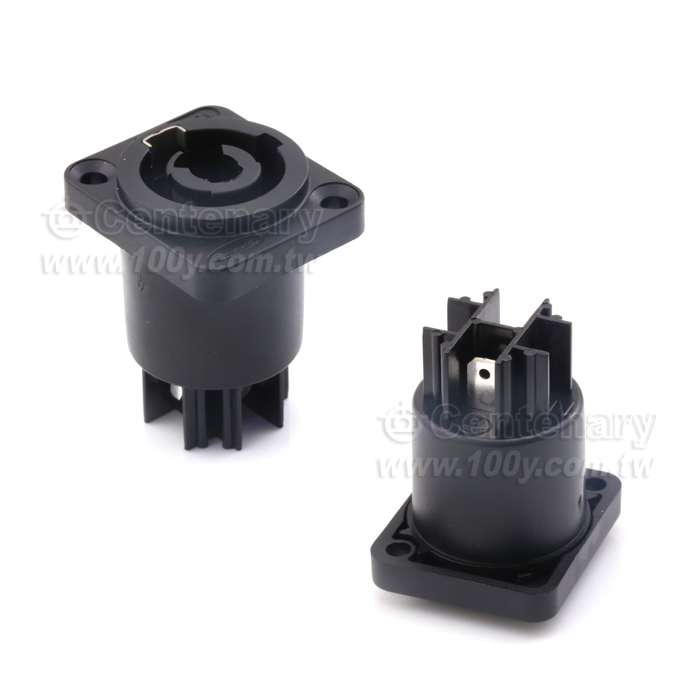 LED顯示屏3芯電源插座 3P 黑色 - 116583 產品圖片