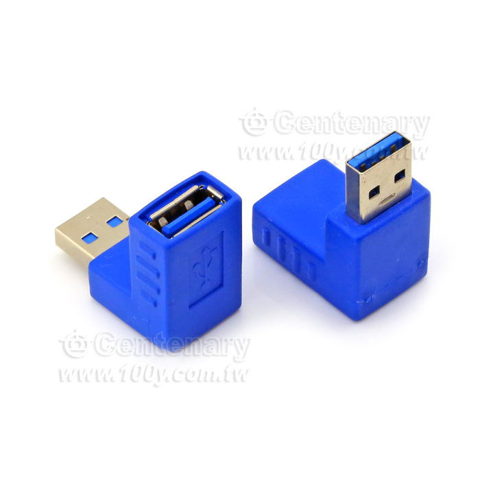 下彎USB3.0公對母轉接頭 - 116816 產品圖片