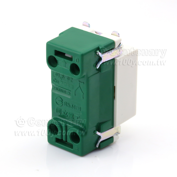 Fluorescent Dark Switch Double Cut - 116944 Product Image