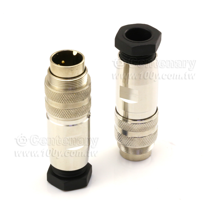 Straight 5P Male Head M16 Sensor Waterproof Connector - 116928 Product Image