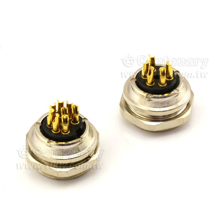 Straight 5P Female Socket  M16 Sensor Waterproof Connector - 116938 Product Image