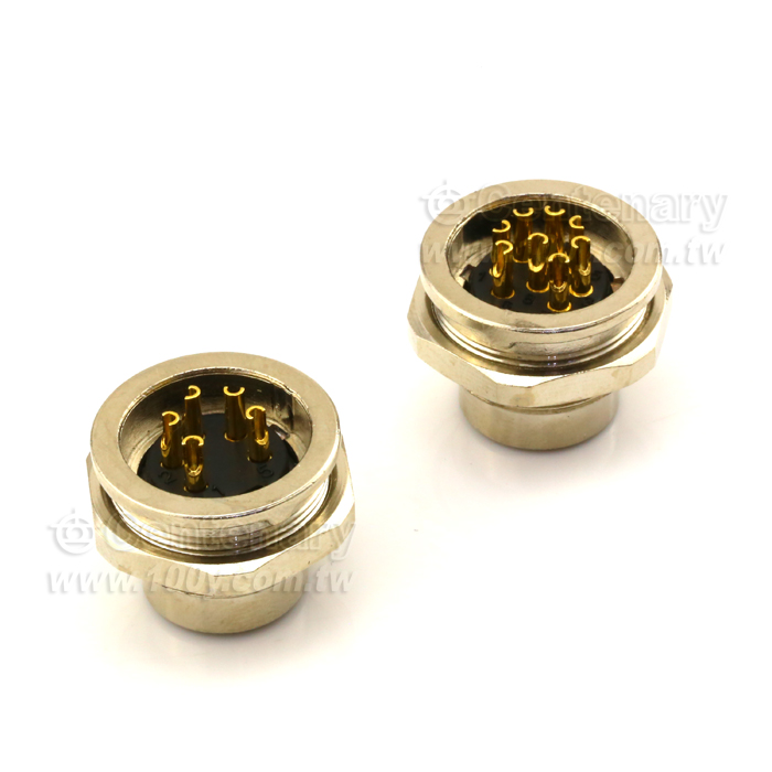 Straight 3P Male Socket  M16 Sensor Waterproof Connector - 121372 Product Image