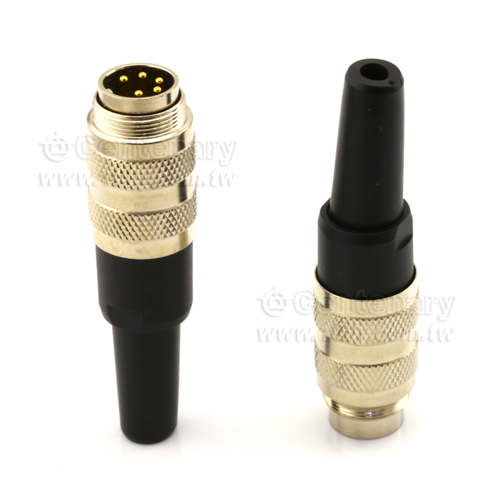 Straight 6P Male Head M16 Sensor Waterproof Connector - 120673 Product Image