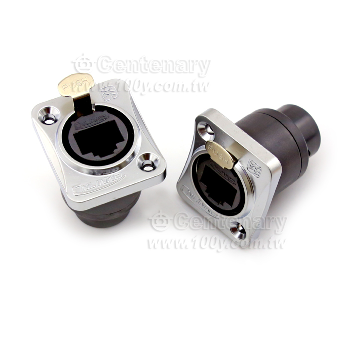 Cnlinko  RJ45 Snap-Fastener Socket (Dual Ethemet Port IP44) - 116956 Product Image