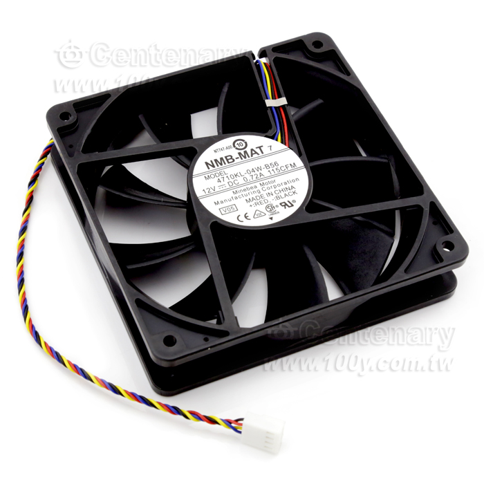 DC12V 4線式風扇 120*120*25mm - 117114 產品圖片