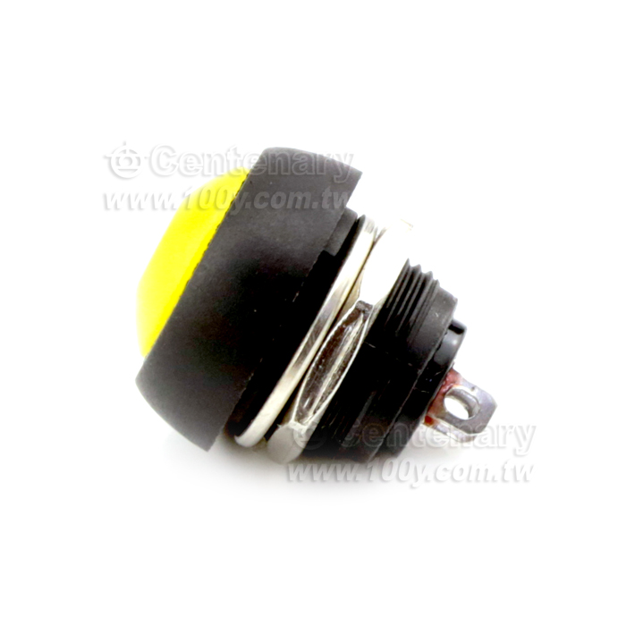 12mm 圓形黃色 1常開 - 117133 產品圖片