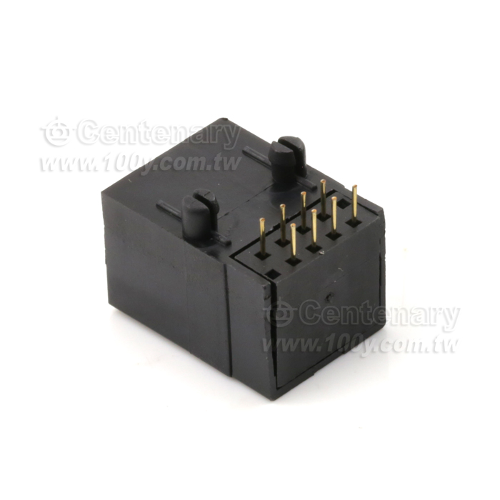RJ45座  8P8C 90° 【ROHS】 - 17258 產品圖片