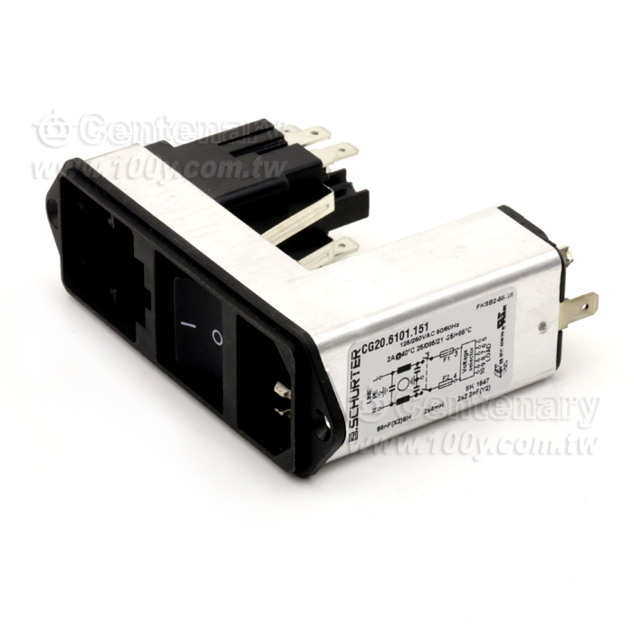 AC電源輸入模塊 - 117553 產品圖片
