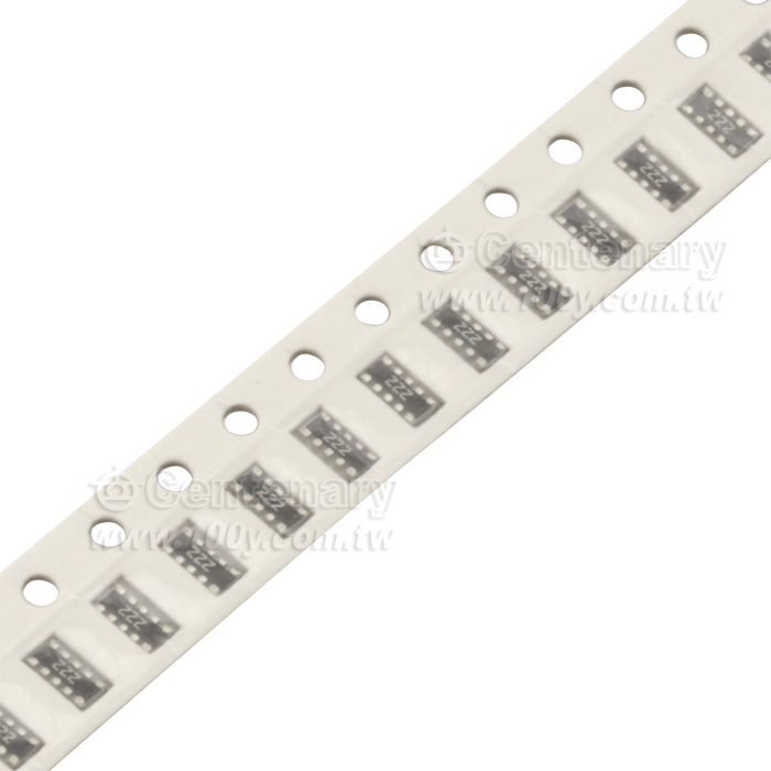 1206 電阻器網路及陣列 2.2Kohm/25V ±5% - 80788 產品圖片