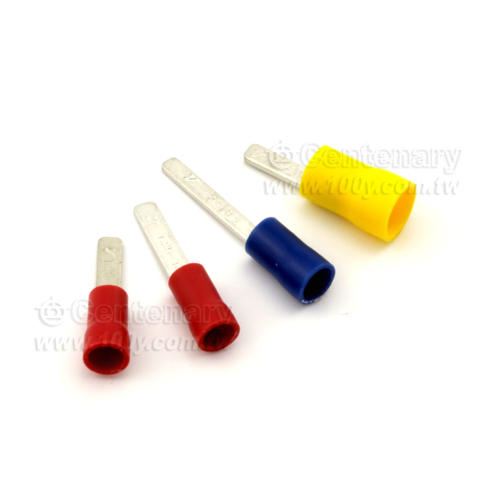 扁針型PVC絕緣端子 黃色 - 104507 產品圖片
