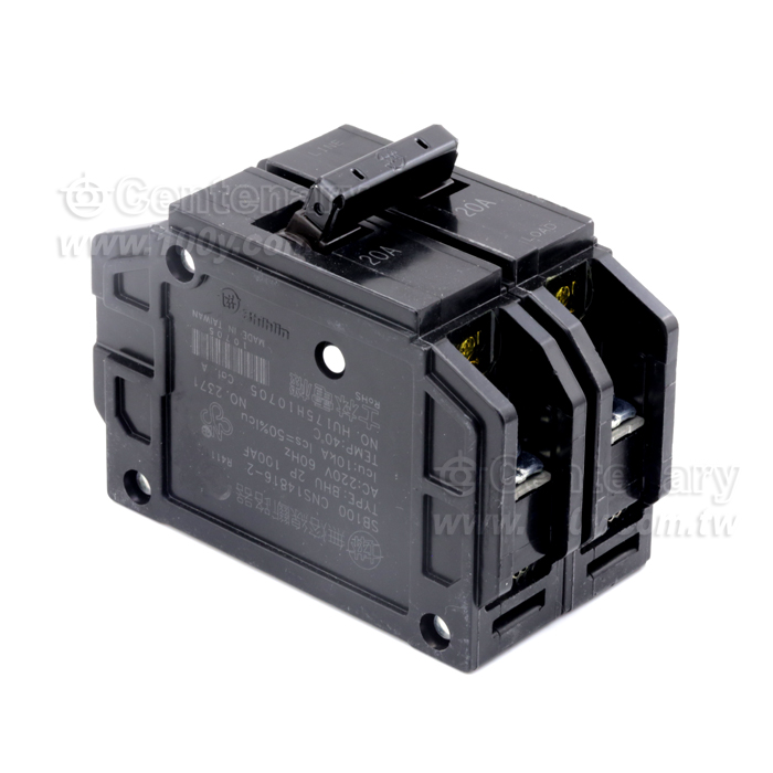 無熔線斷路器 2P/20A - 117985 產品圖片