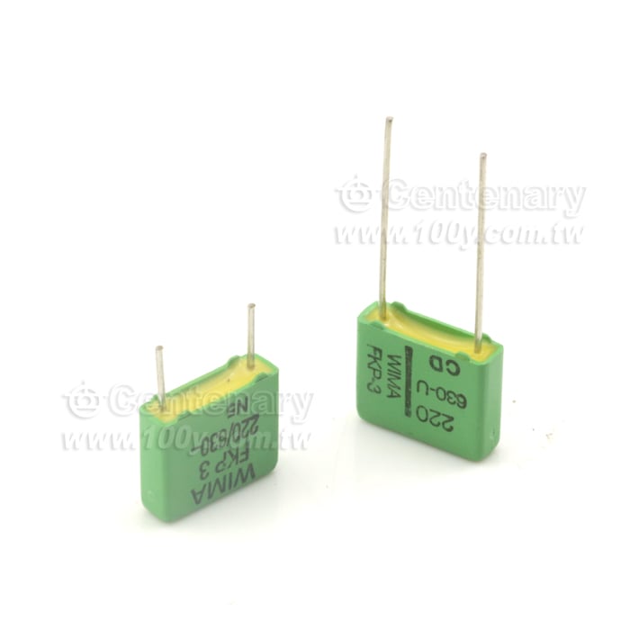 220pF/630V 0.00022uF/0.22nF  10%(角距7.5mm) 無鉛 - 65635 產品圖片