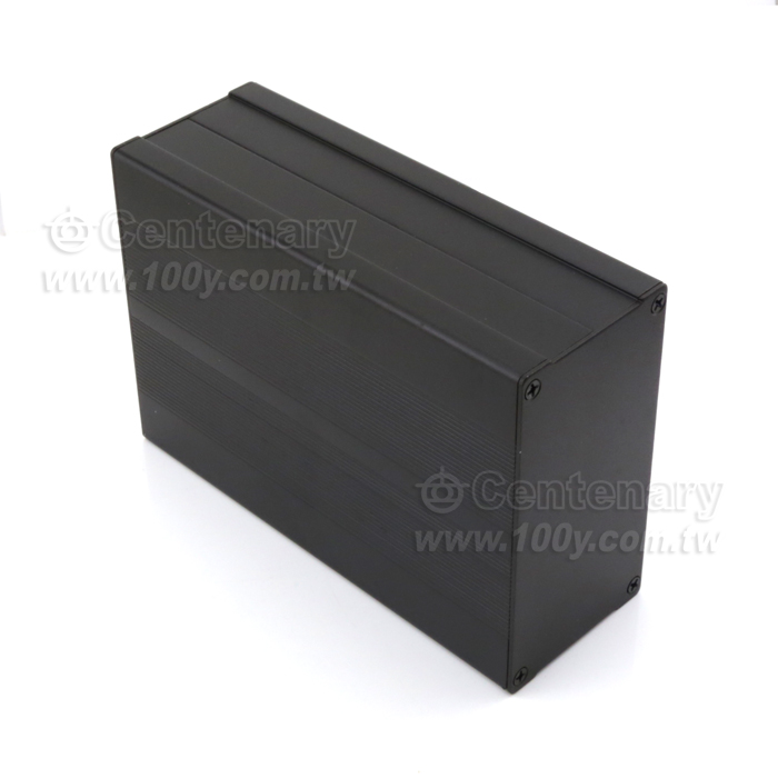 150*106*55mm-上下分體式  黑色鋁盒 - 65761 產品圖片