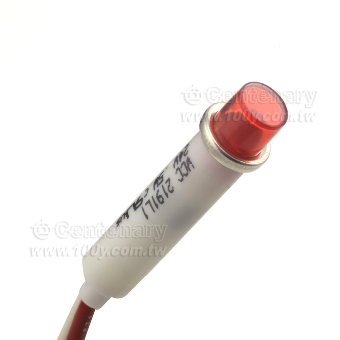 LED面板安裝指示燈 紅色 24V - 118153 產品圖片