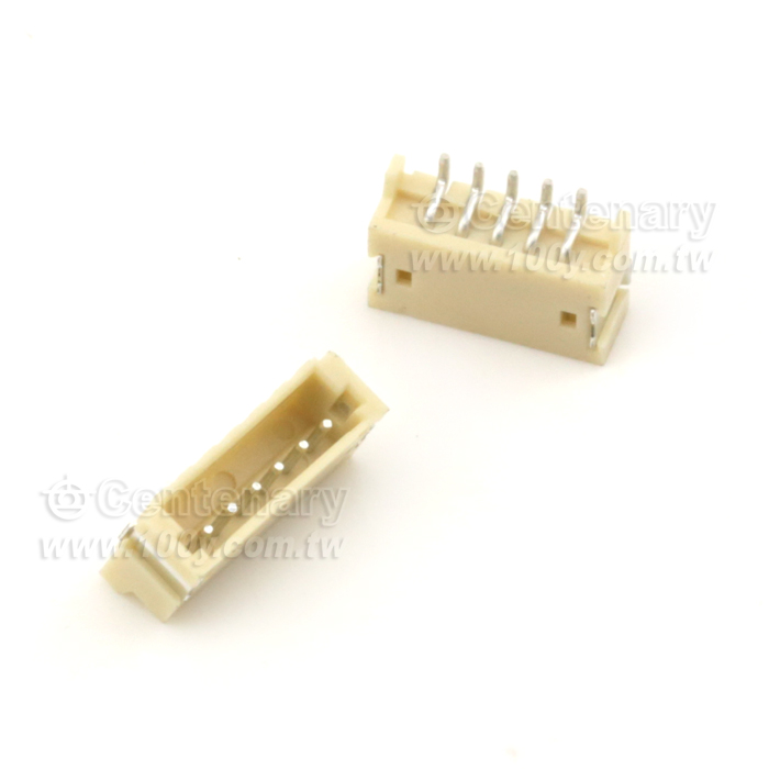 ZH1.5-6P   臥貼公座   SMD 180°針 - 44385 產品圖片
