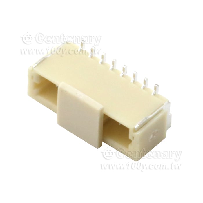 SH-1.0mm-10P  立貼公座 SMD 90°彎針 - 43883 產品圖片