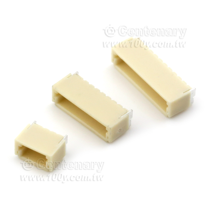 SH-1.0mm-4P   臥貼公座   SMD 180°直針 - 43860 產品圖片
