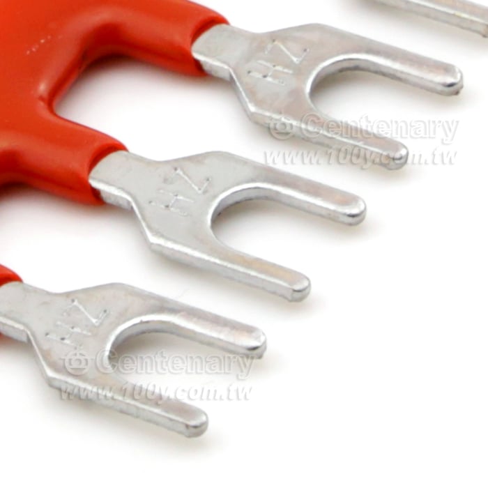 TB端子短路片 3P 紅色 4.0mm - 43751 產品圖片