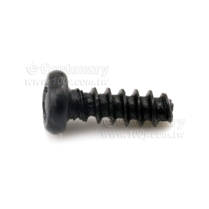 黑鋅十字圓頭平尾自攻螺絲  M3*8mm - 7312 產品圖片
