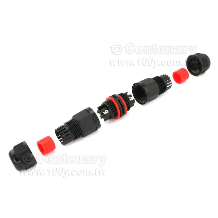 Waterproof connector integrated type - 2 cores - 150170 Product Image